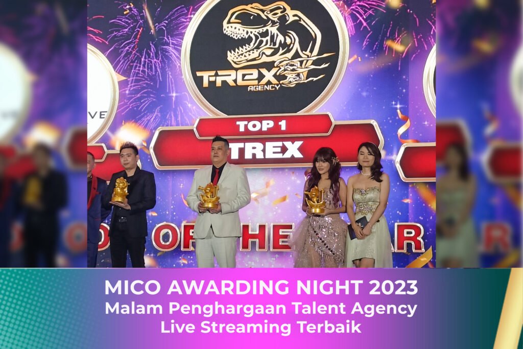 Keren! Trex Management Indonesia Raih Penghargaan Agency Live Streaming Terbaik dari Mico Awarding Night (Mico Live)